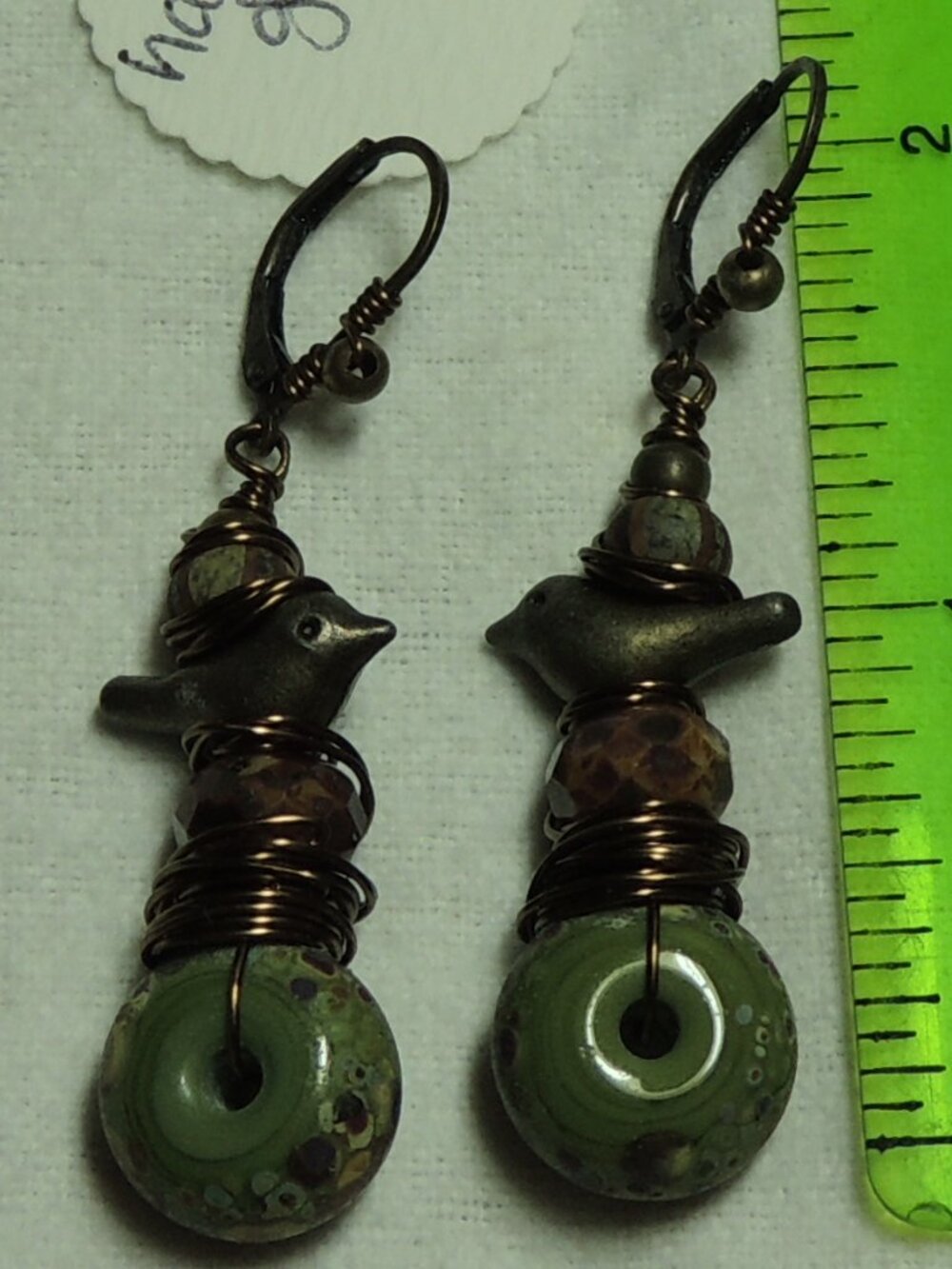 Lampwork earrings